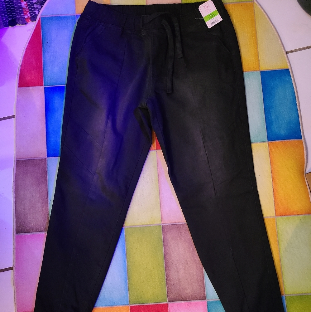 Denim joggers